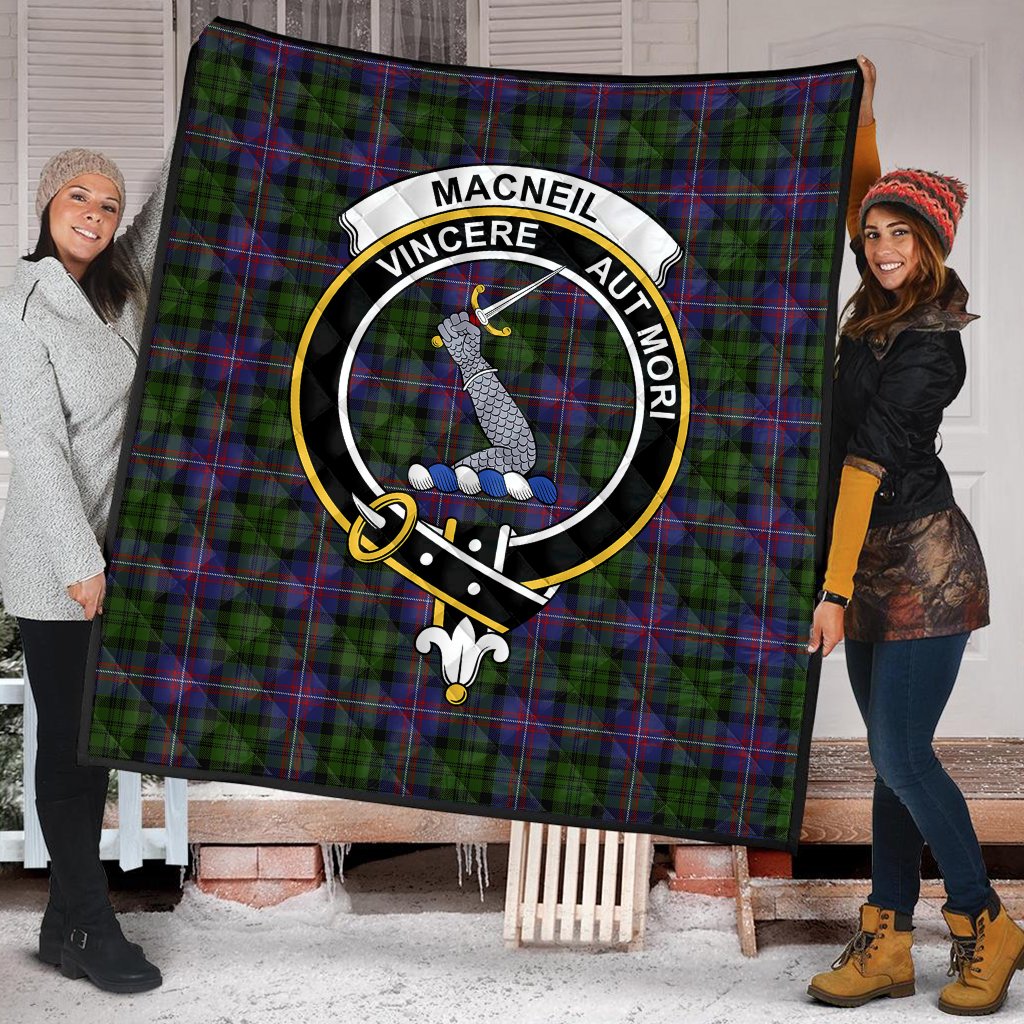 MacNeil of Colonsay Highland Tartan Crest Quilt