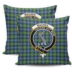 Scottish MacNeill of Barra Ancient Tartan Crest Pillow Cover - Tartan Cushion Cover