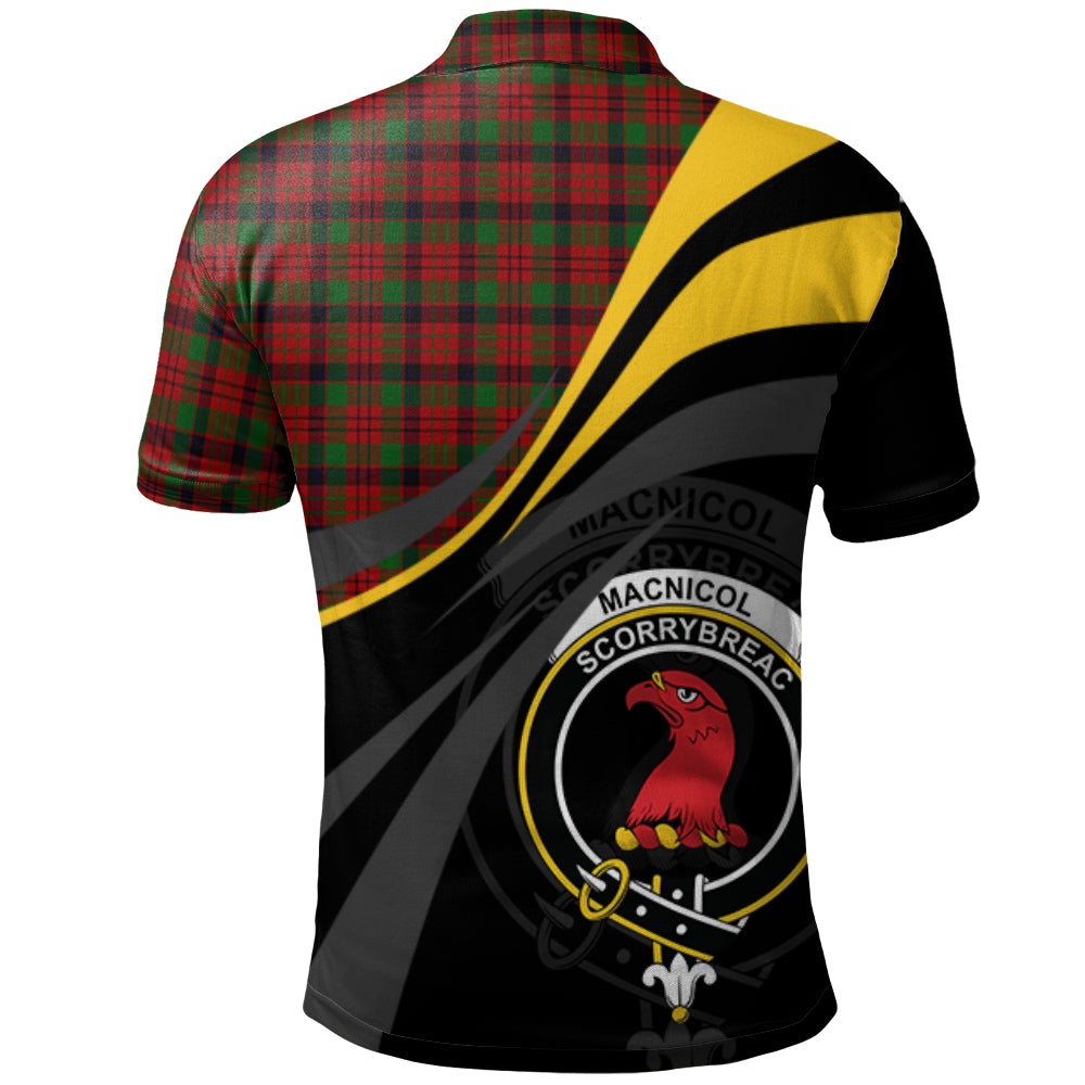 MacNicol - Nicolson 01 Tartan Polo Shirt - Royal Coat Of Arms Style