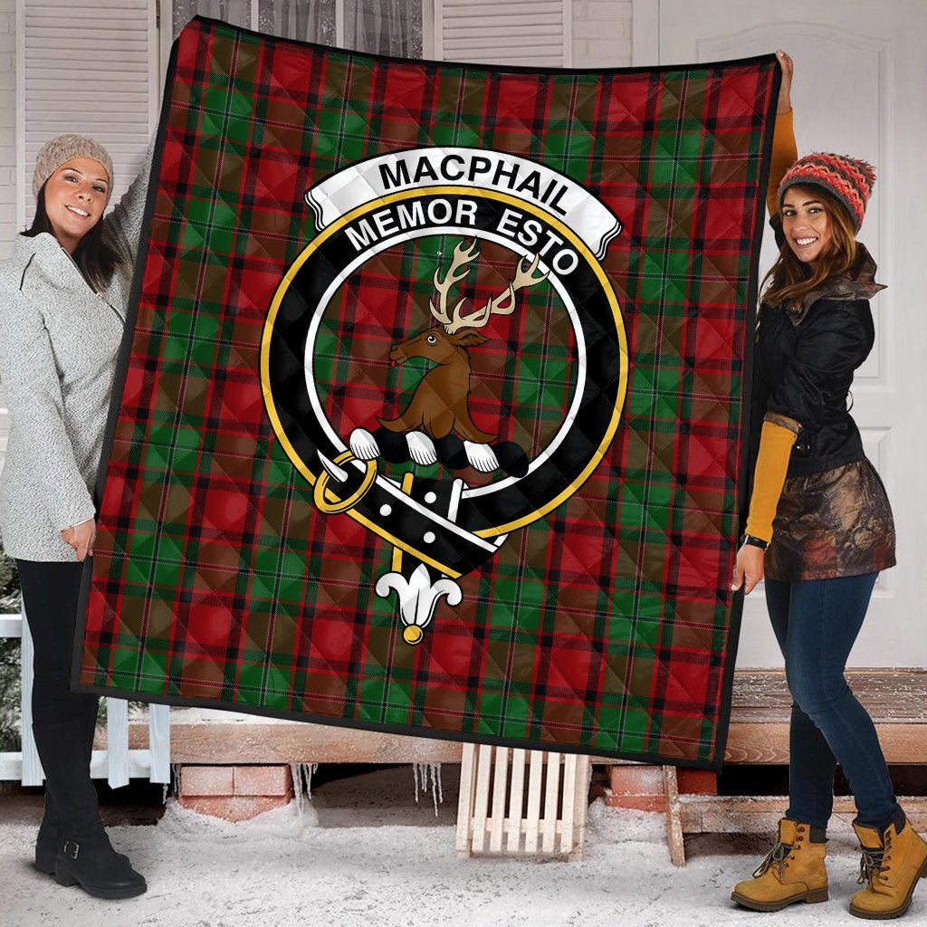 MacPhail Tartan Crest Quilt