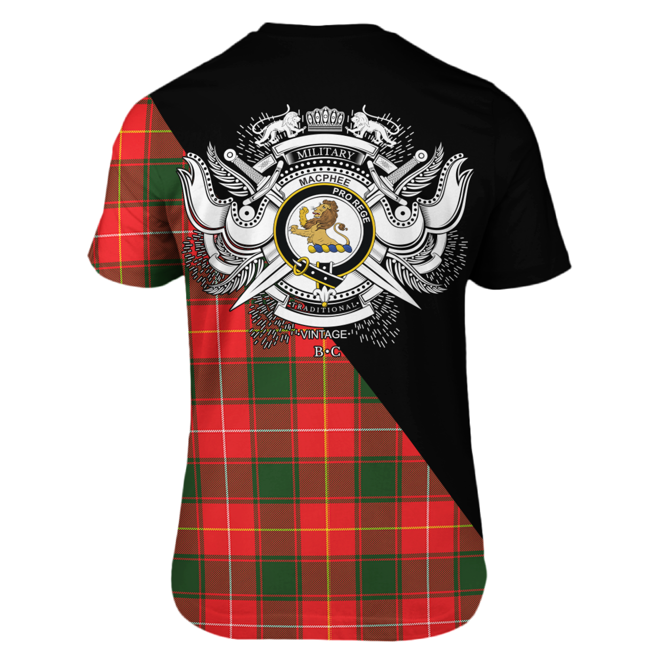 MacPhee Tartan - Military T-Shirt