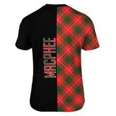 MacPhee Tartan T-Shirt Half of Me - Cross Style