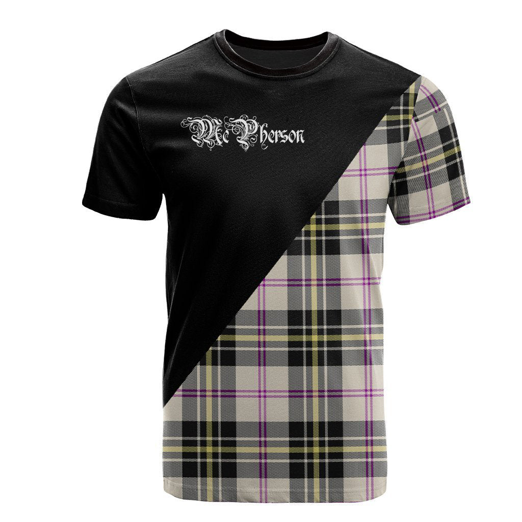 McPherson Dress Ancient Tartan - Military T-Shirt