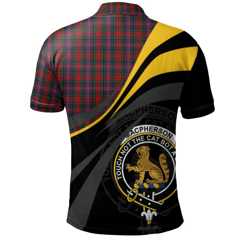 MacPherson 07 Tartan Polo Shirt - Royal Coat Of Arms Style