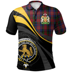 MacPherson 08 Tartan Polo Shirt - Royal Coat Of Arms Style
