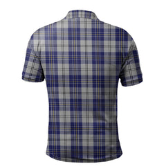 MacPherson Dress Blue Tartan Polo Shirt