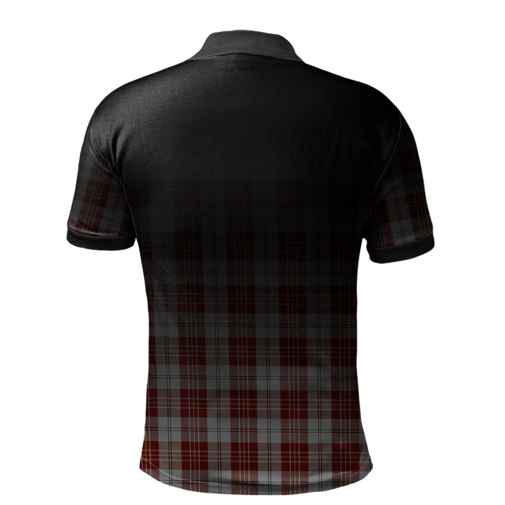 MacPherson Dress Burgundy Tartan Polo Shirt - Alba Celtic Style