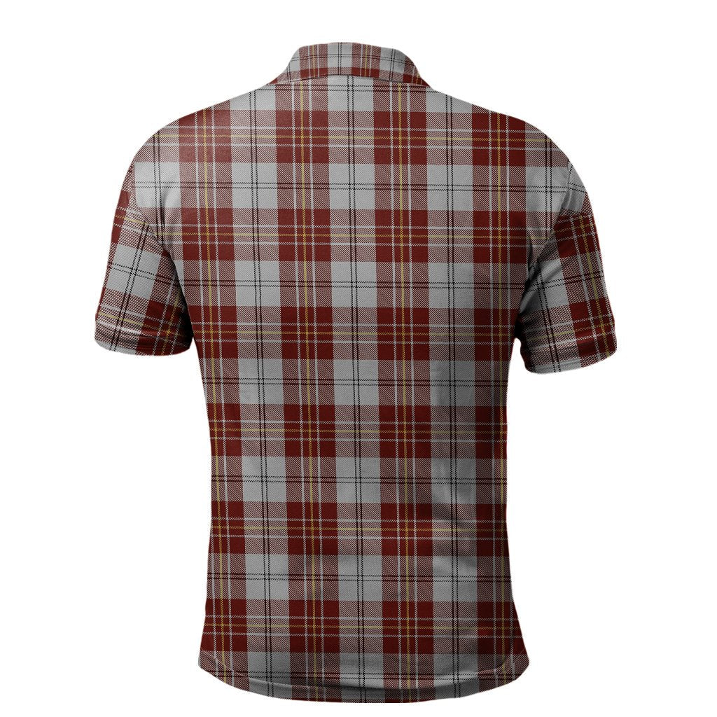 MacPherson Dress Burgundy Tartan Polo Shirt