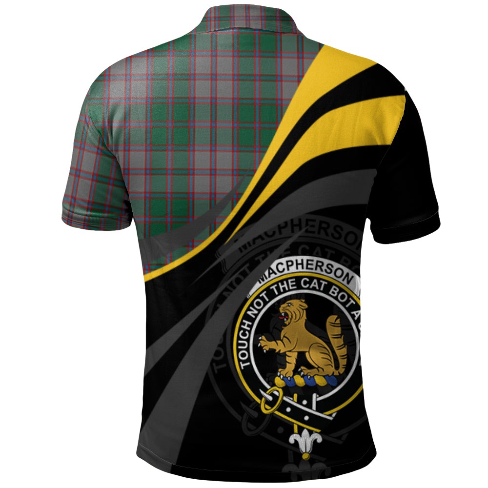 MacPherson Gathering Tartan Polo Shirt - Royal Coat Of Arms Style