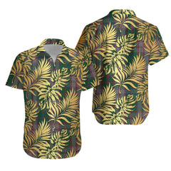 MacPherson Gathering Tartan Vintage Leaves Hawaiian Shirt