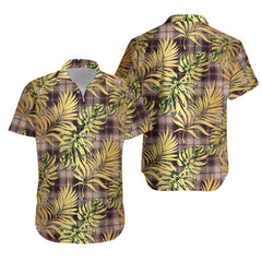 MacPherson Hunting Ancient Tartan Vintage Leaves Hawaiian Shirt