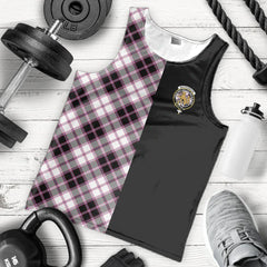MacPherson Hunting Modern Tartan Crest Men's Tank Top - Cross Style