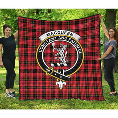 MacQueen Tartan Crest Quilt