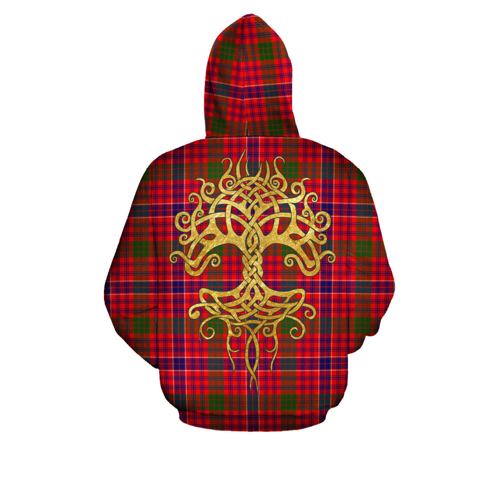 MacRae Modern Tartan Hoodie - Tree Of Life