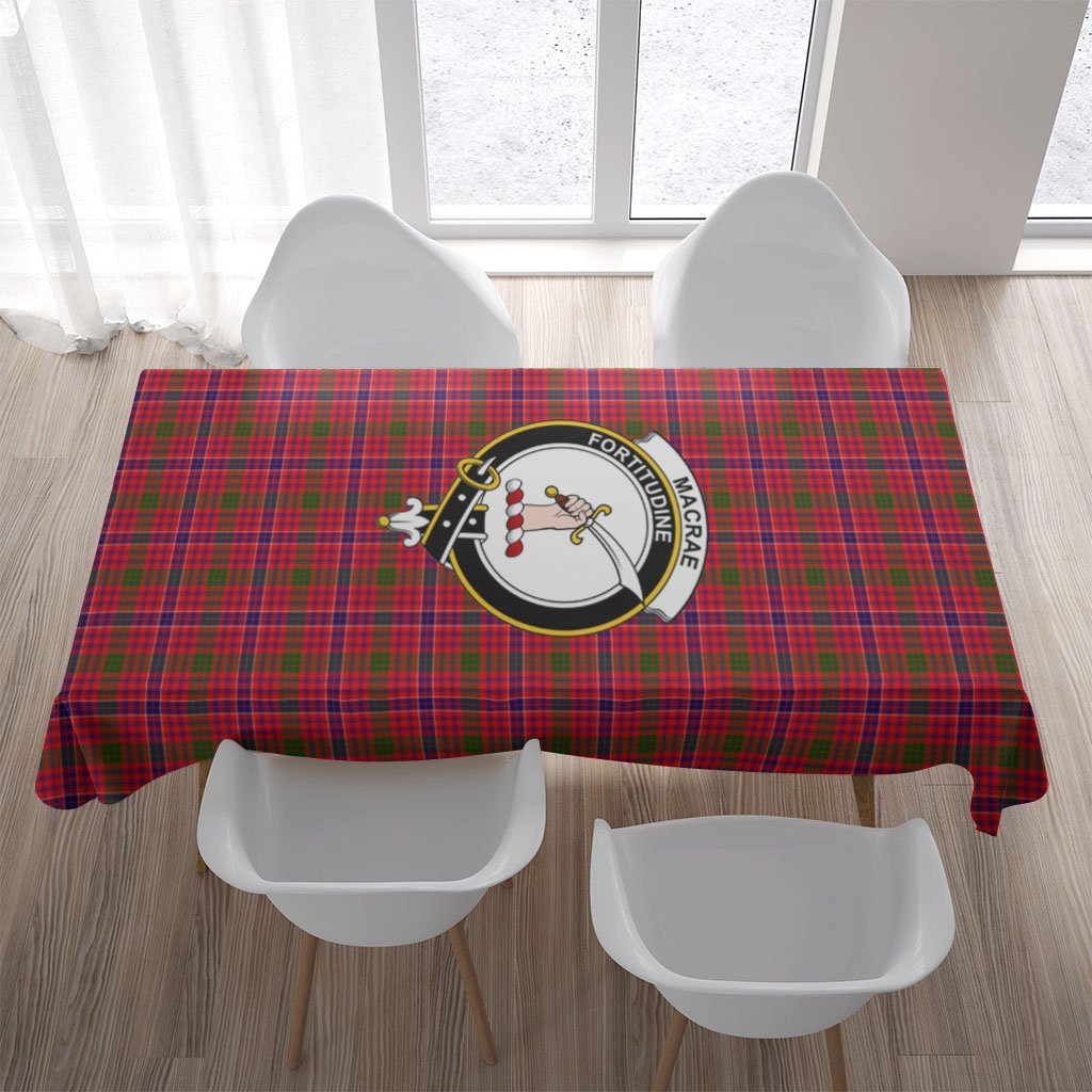 MacRae Tartan Crest Tablecloth