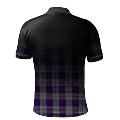 MacRae Dress Purple Tartan Polo Shirt - Alba Celtic Style