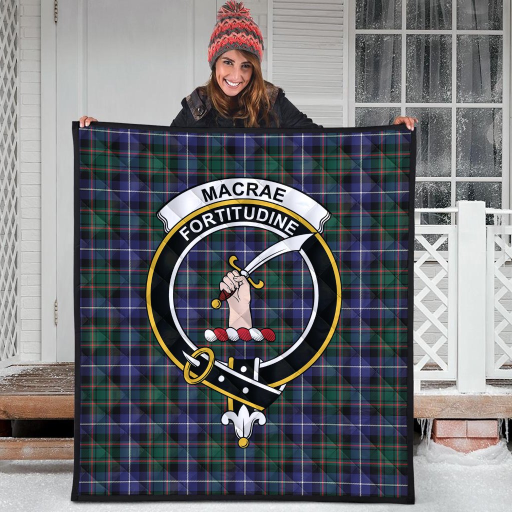 MacRae Hunting Modern Tartan Quilt