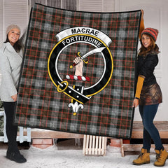 MacRae Hunting Weathered Tartan Quilt