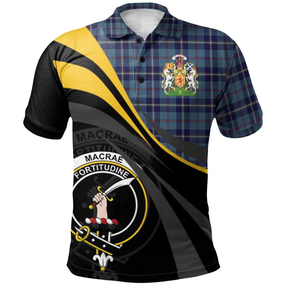 MacRaes of America Tartan Polo Shirt - Royal Coat Of Arms Style
