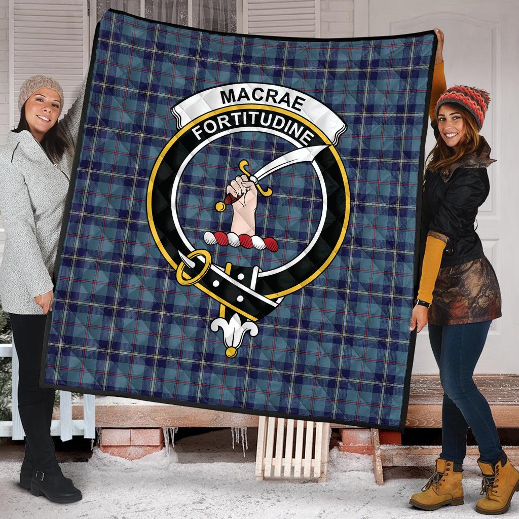 MacRaes of America Tartan Crest Quilt