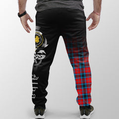 MacTavish Modern Tartan Crest Jogger Sweatpants - Alba Celtic Style