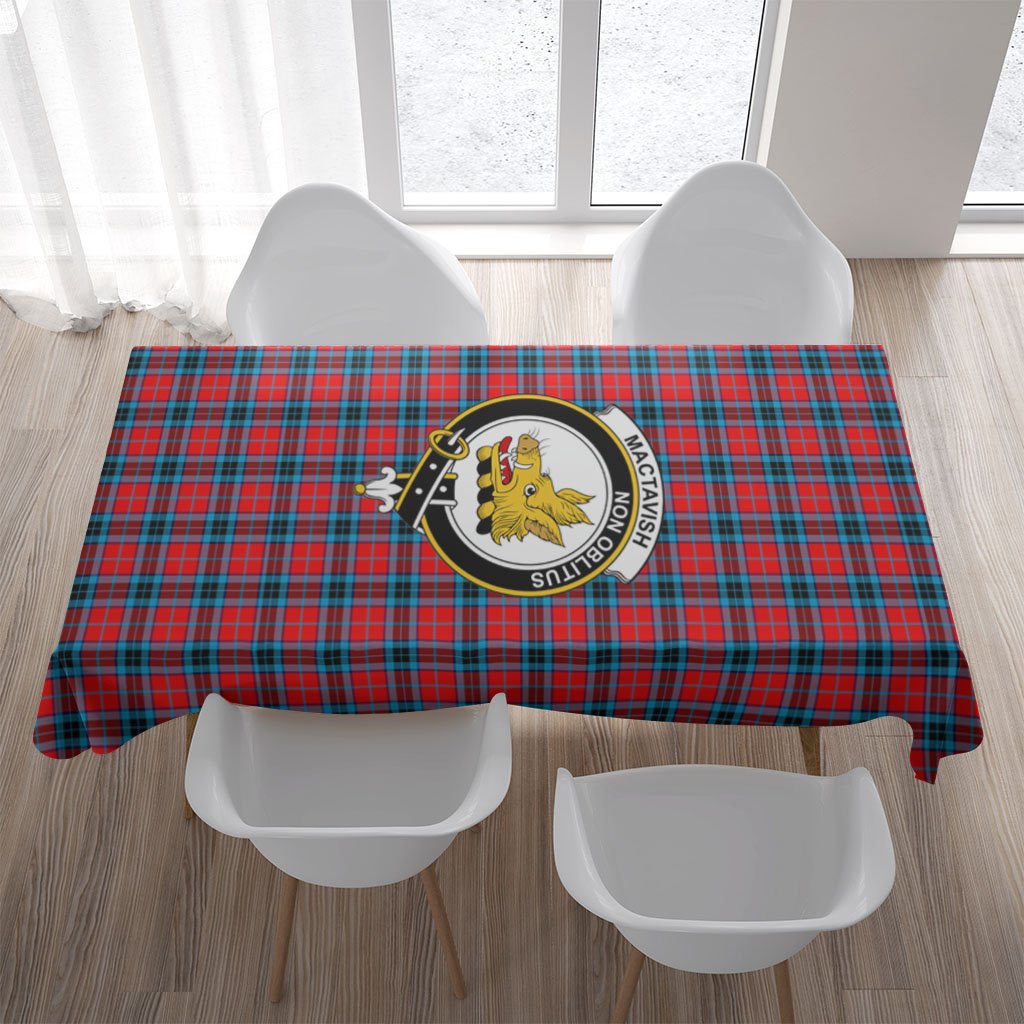 MacTavish Tartan Crest Tablecloth