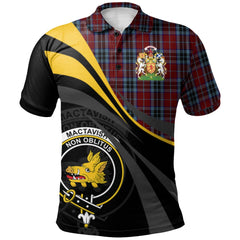 MacTavish 02 Tartan Polo Shirt - Royal Coat Of Arms Style