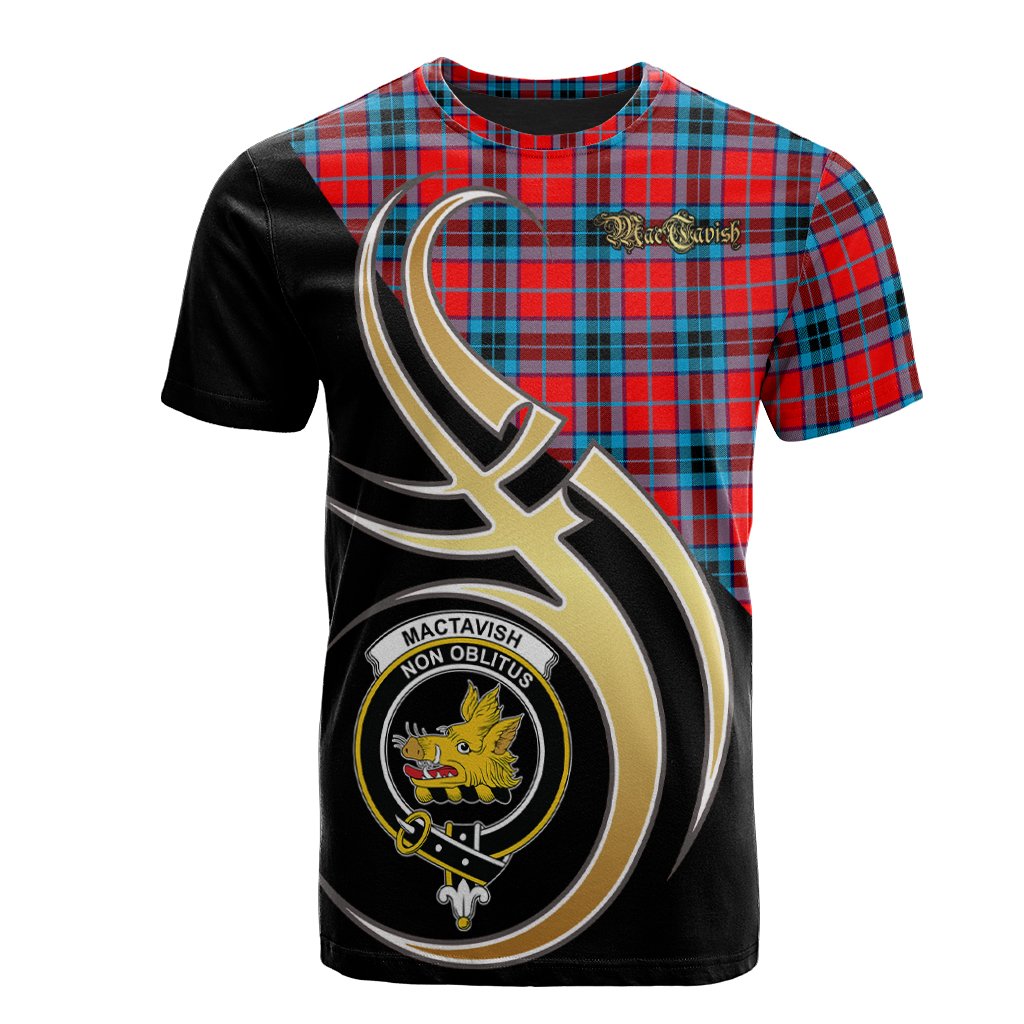 MacTavish Modern Tartan T-shirt - Believe In Me Style