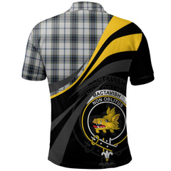 MacTavish of Dunardry Dress Tartan Polo Shirt - Royal Coat Of Arms Style