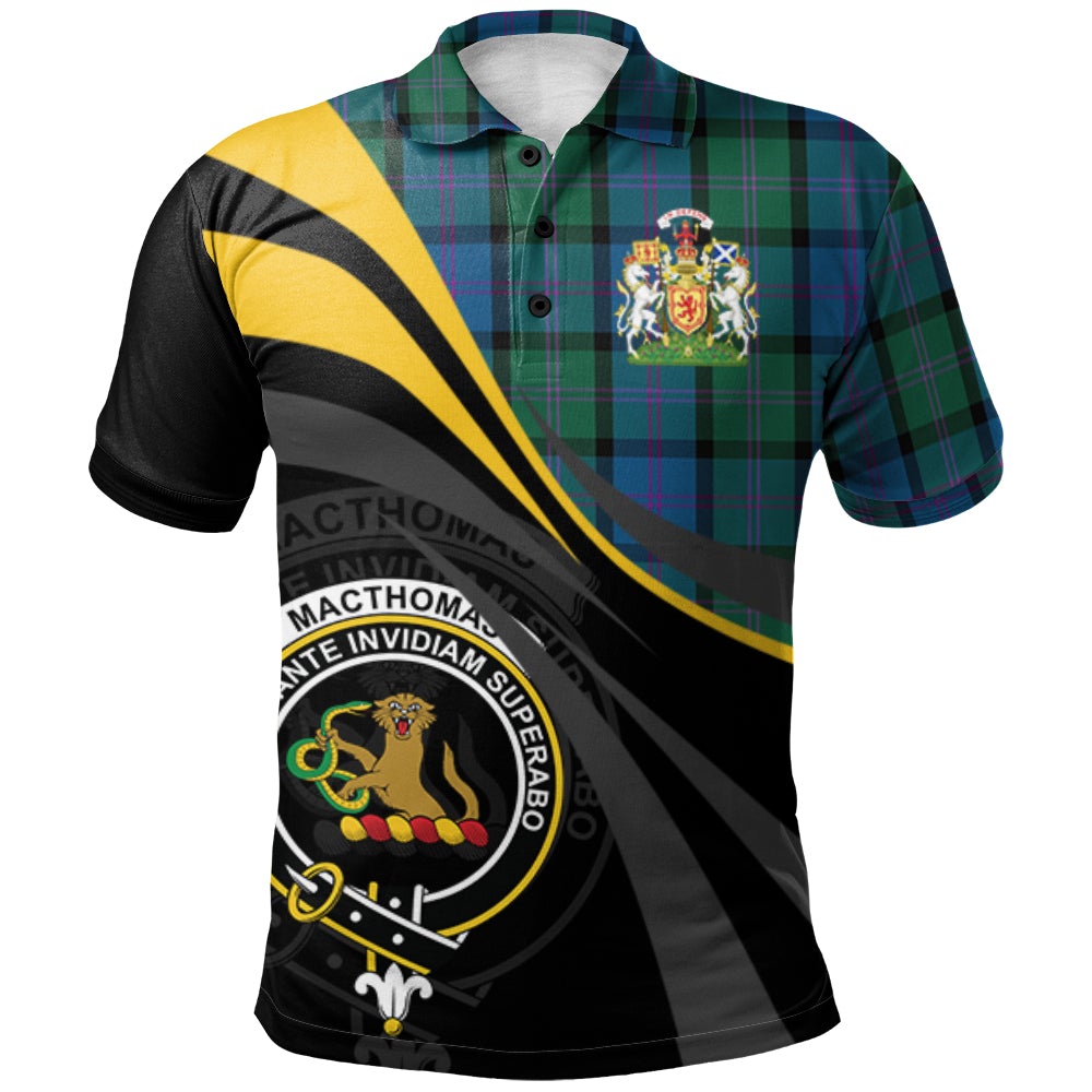 MacThomas Tartan Polo Shirt - Royal Coat Of Arms Style