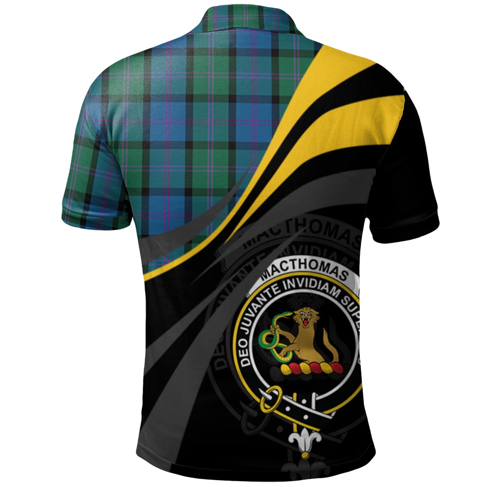 MacThomas Tartan Polo Shirt - Royal Coat Of Arms Style