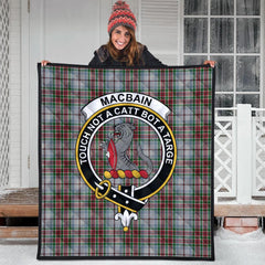 Macbain Dress Tartan Crest Quilt