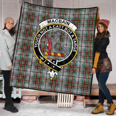 Macbain Dress Tartan Crest Quilt