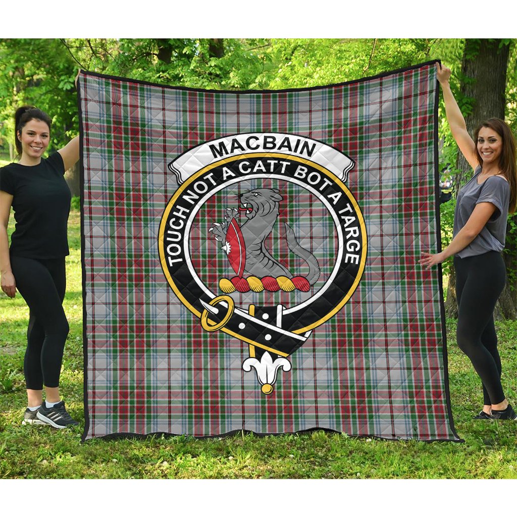 Macbain Dress Tartan Crest Quilt