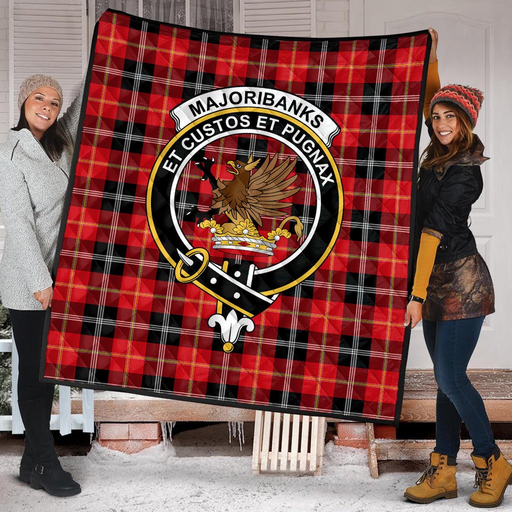Majoribanks Tartan Crest Quilt