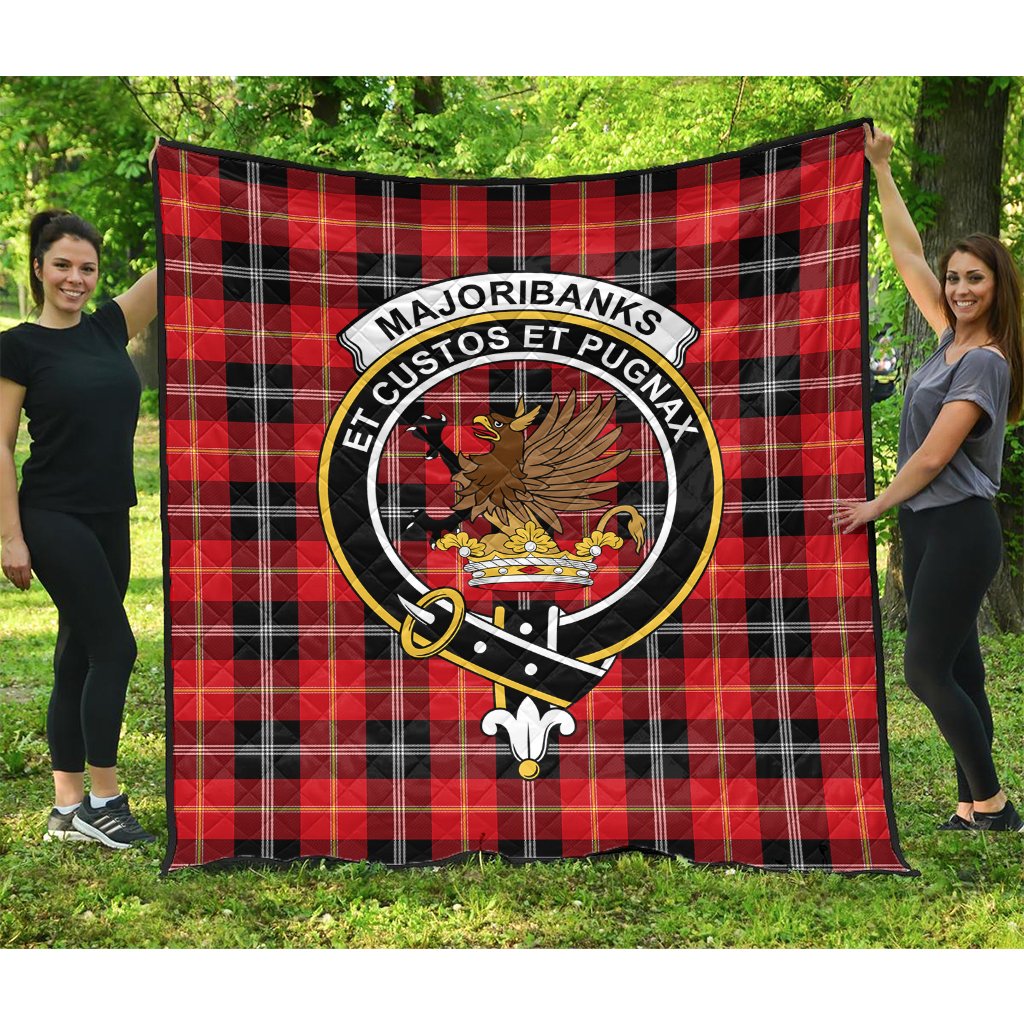 Majoribanks Tartan Crest Quilt