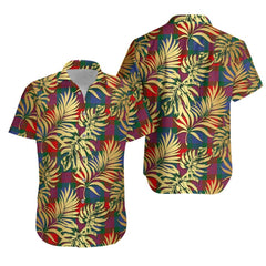Mar Tartan Vintage Leaves Hawaiian Shirt