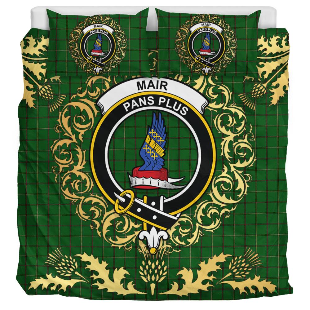 Mar Tribe Tartan Crest Bedding Set - Golden Thistle Style