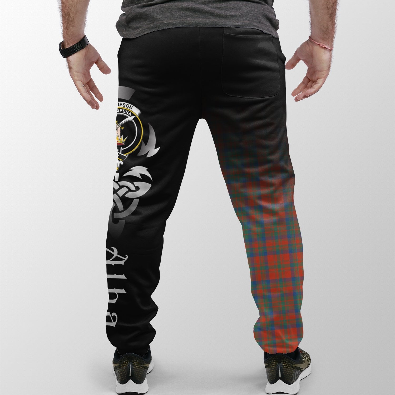 Matheson Ancient Tartan Crest Jogger Sweatpants - Alba Celtic Style