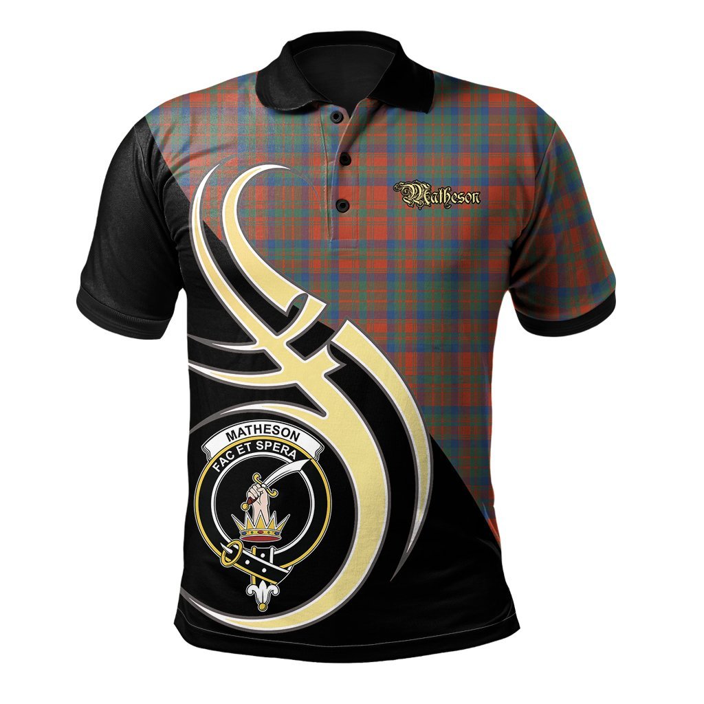 Matheson Ancient Tartan Polo Shirt - Believe In Me Style