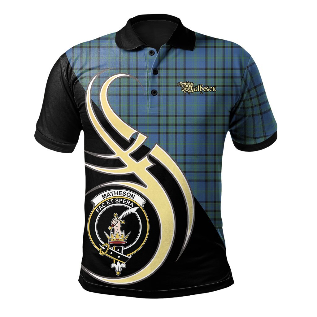 Matheson Hunting Ancient Tartan Polo Shirt - Believe In Me Style