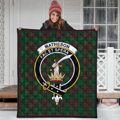 Matheson Hunting Highland Tartan Quilt