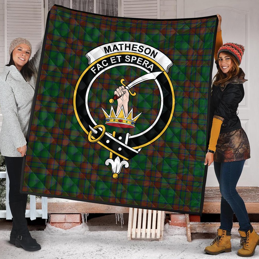 Matheson Hunting Highland Tartan Quilt