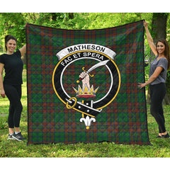 Matheson Hunting Highland Tartan Quilt