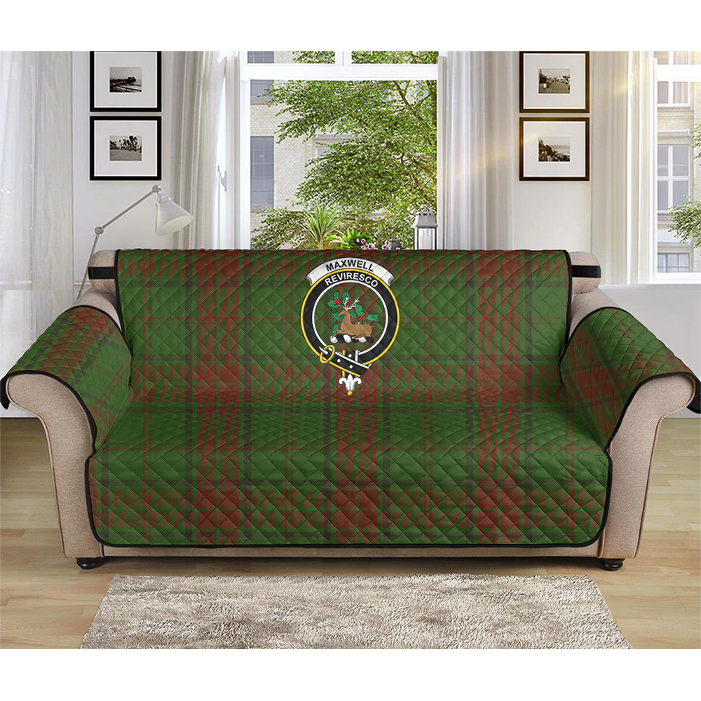 Maxwell Hunting Tartan Crest Sofa Protector