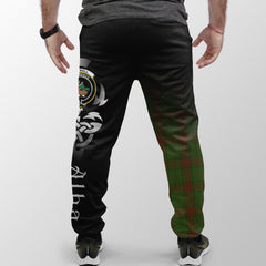 Maxwell Hunting Tartan Crest Jogger Sweatpants - Alba Celtic Style