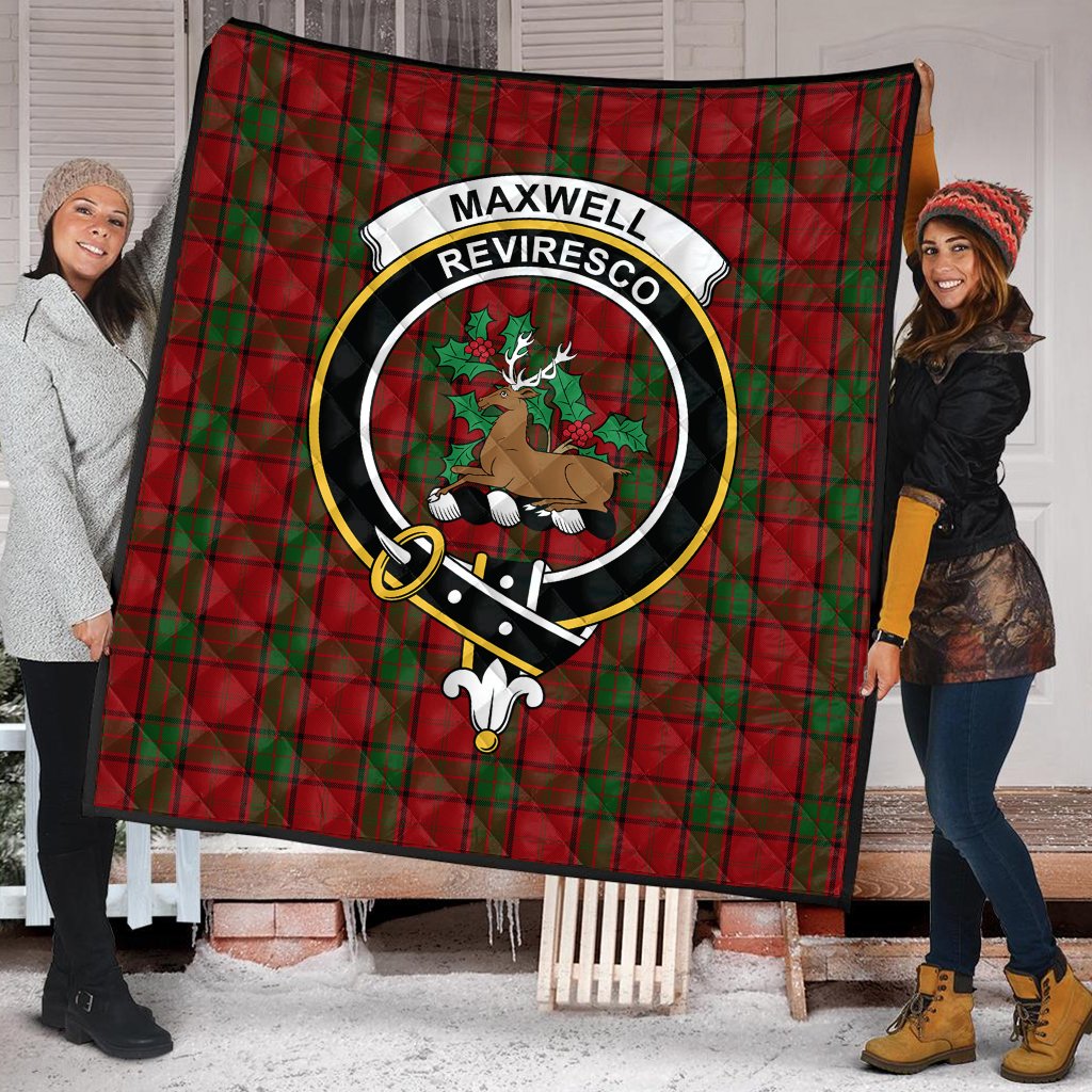 Maxwell Tartan Crest Quilt