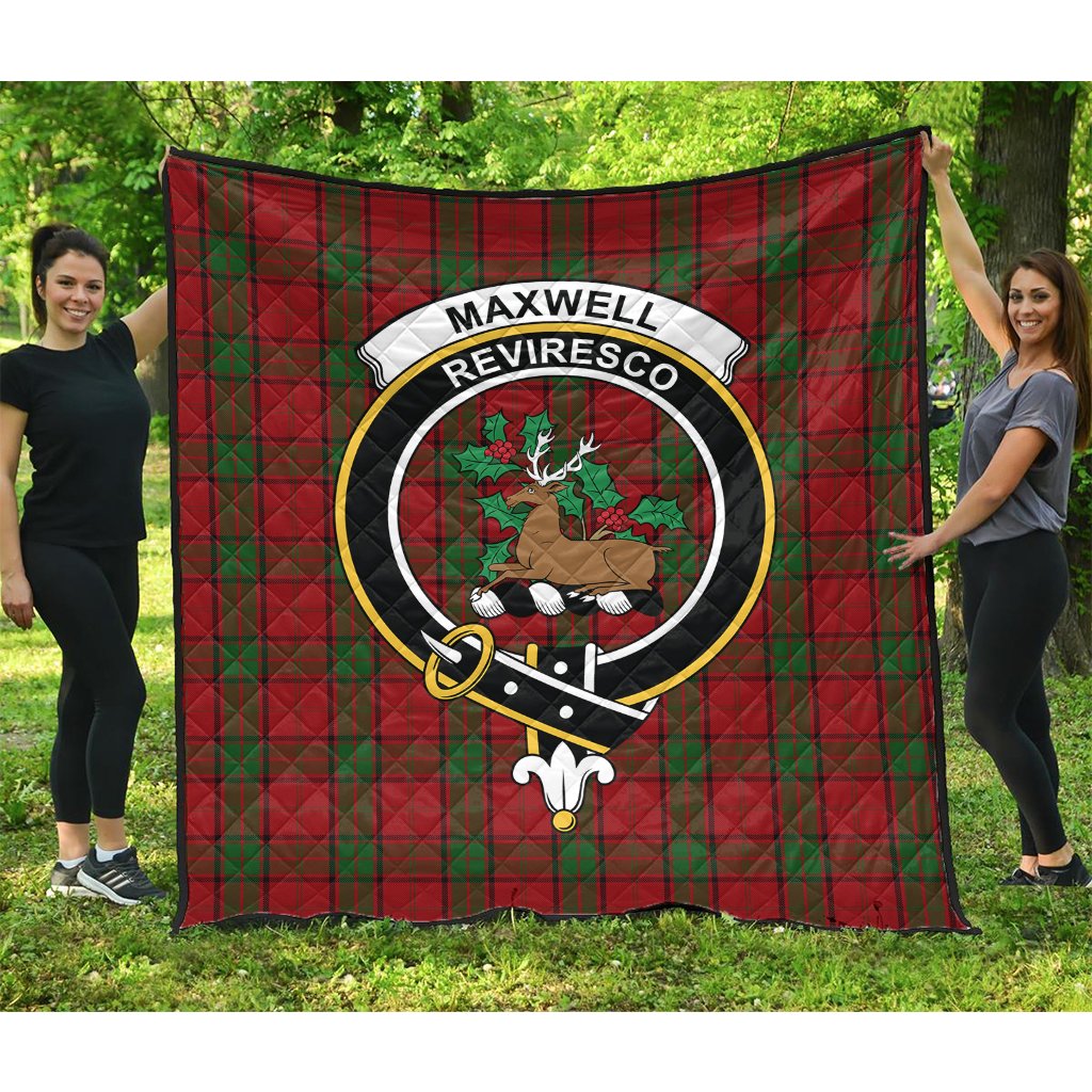 Maxwell Tartan Crest Quilt