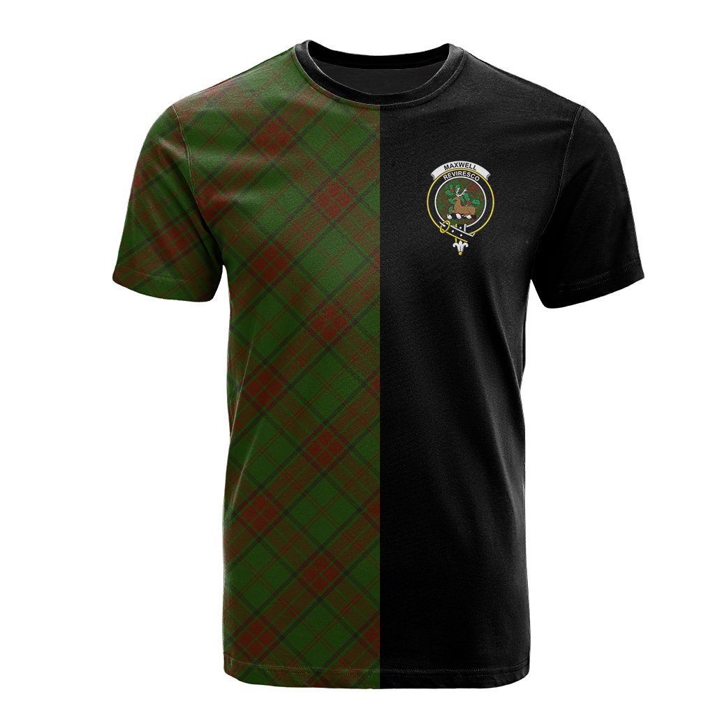 Maxwell Hunting Tartan T-Shirt Half of Me - Cross Style