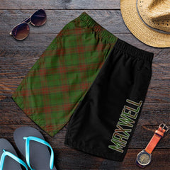Maxwell Hunting Tartan Crest Men's Short - Cross Style